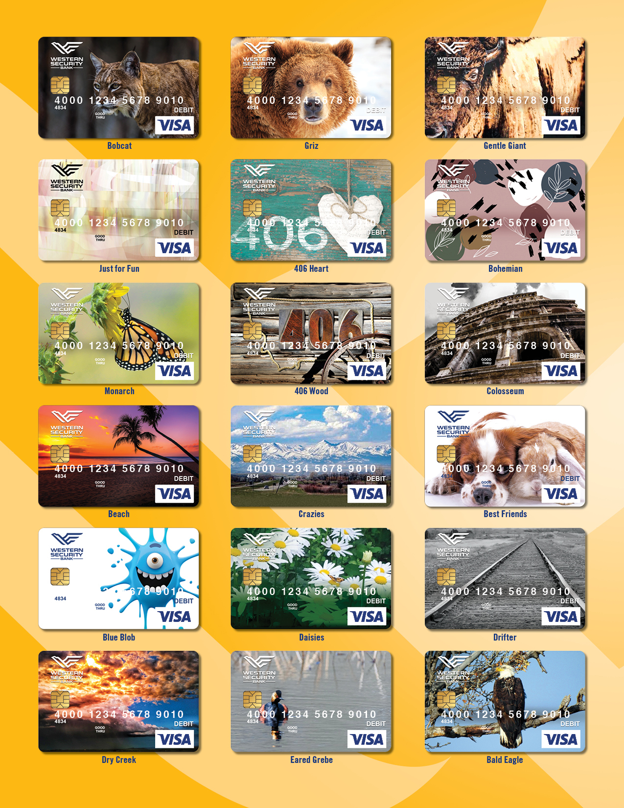 Image of page 1 of debit card Gallery.